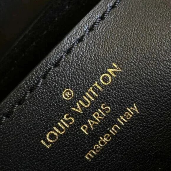 Louis Vuitton Bags Louis Vuitton Calfskin Wave Multi Pochette Black